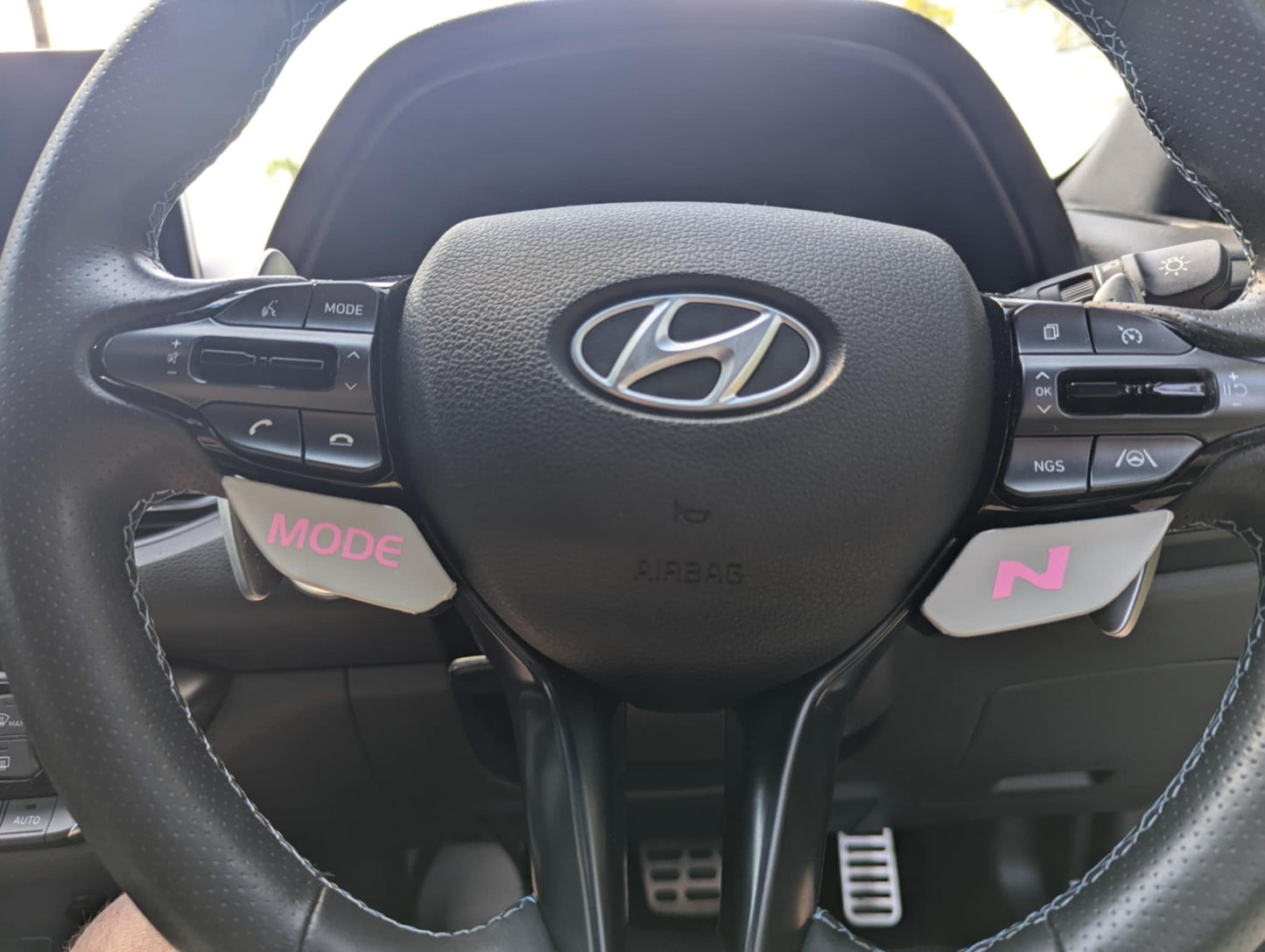 Drive/N Mode Steering Wheel Control Sticker Set