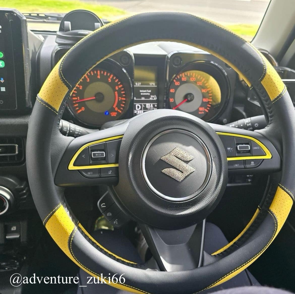 Jimny Steering Wheel Control Sticker Set - JB/JC74