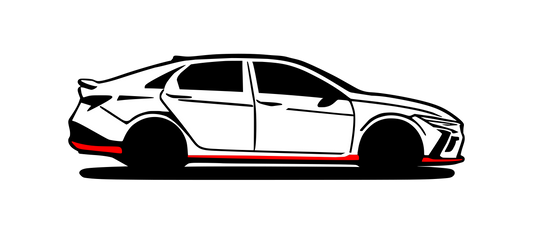 i30N Sedan Side-On Kiss Cut Sticker